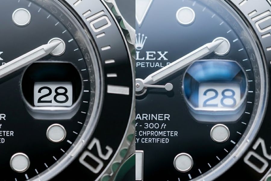 fake rolex cyclops lens anti reflective coating