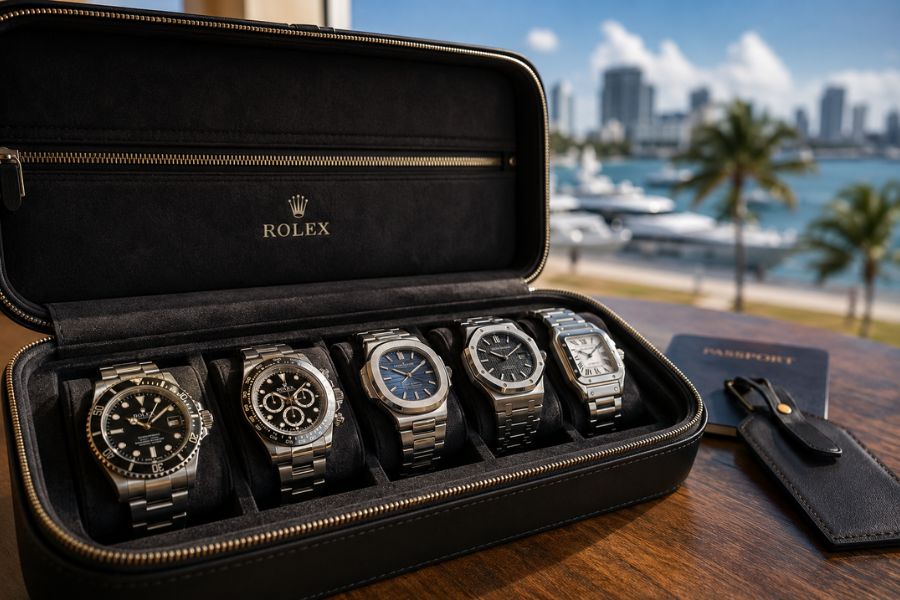 cartier santos steel miami rooftop bar nightlife cartier santos steel miami rooftop bar nightlife