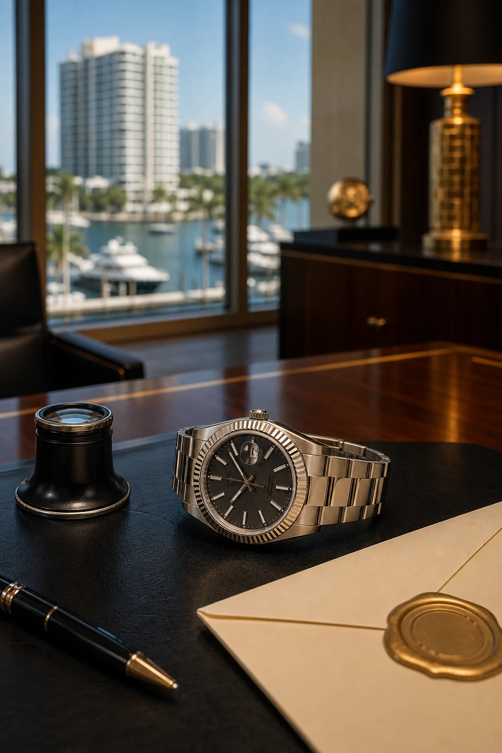 Hollywood and Hallandale Beach private luxury watch appraisal detail